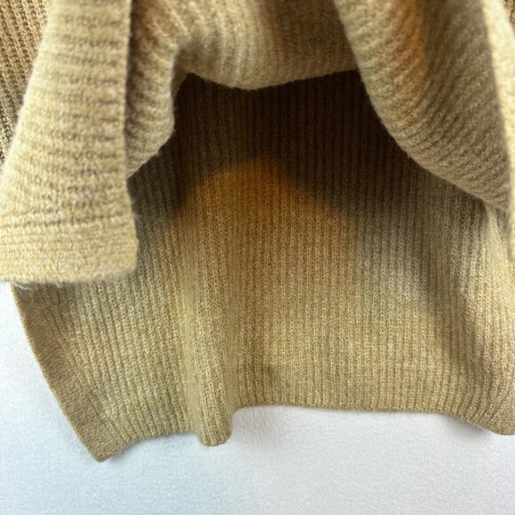 CeCe Tan Chunky Knit Sweater Vest Size Small Slouchy Pullover Boho Lagenlook - Picture 5 of 11